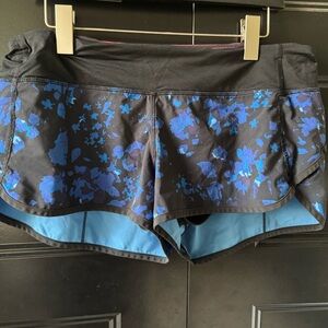 Lululemon Speed Up Run Shorts Low Rise